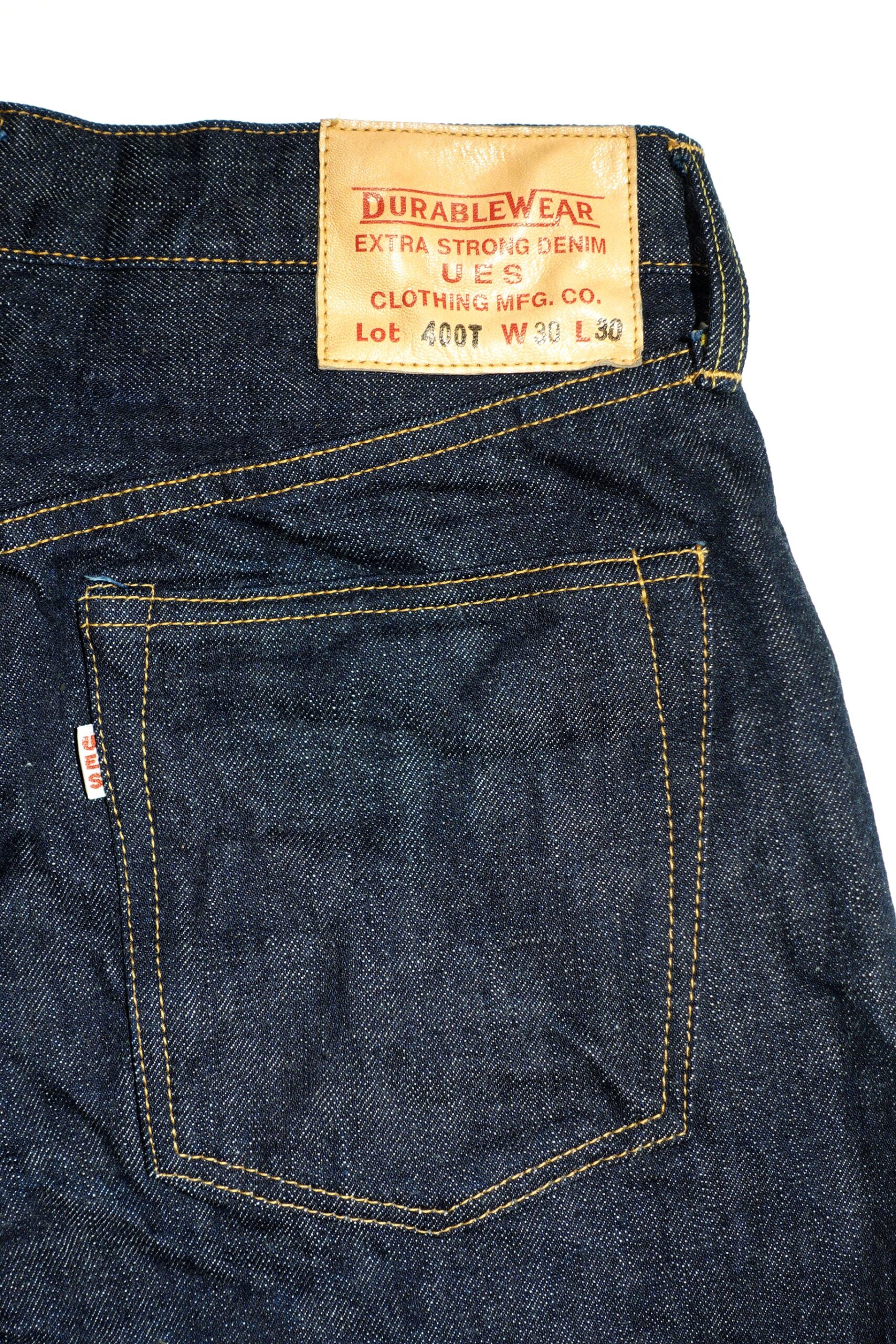 UES(ウエス) “400T” TAPERED LEG DENIM / INDIGO DENIM | MIRROR BALL