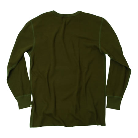 UES(ウエス) 3-NEEDLE THERMAL T-SHIRT #602351 / OLIVE | MIRROR BALL ...