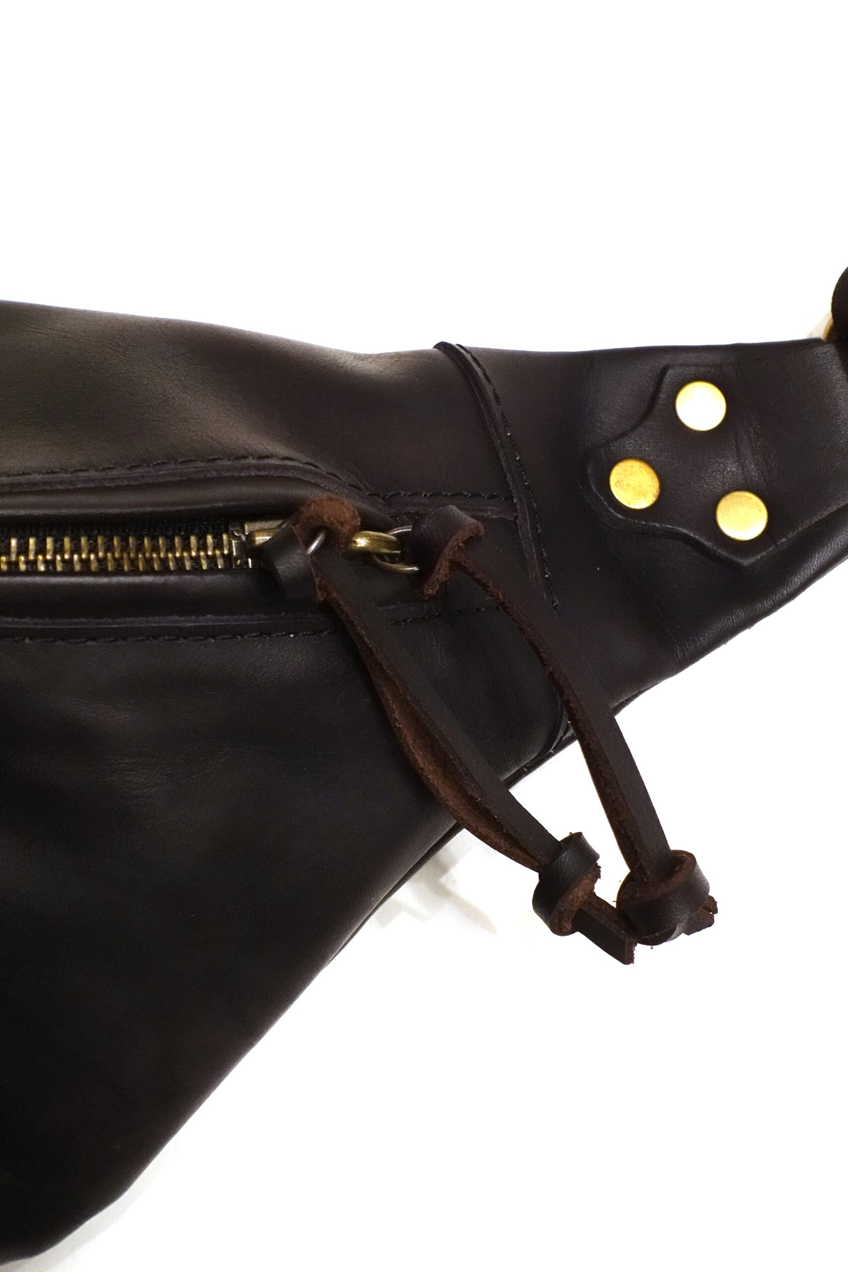 VASCO(ヴァスコ) LEATHER WAIST BAG LARGE #VS-243L / BLACK | MIRROR